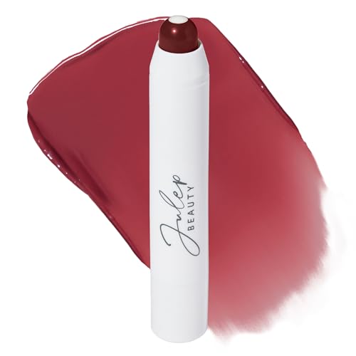 Julep So Plush Glossy Lip Oil + It¡¯s Balm Lip Crayon Duo, Black Cherry | Hydrating Lip Care with Nourishing Oils & Buttery Smooth Color | Clear Glossy Shine & Long-Lasting Mauve Tint