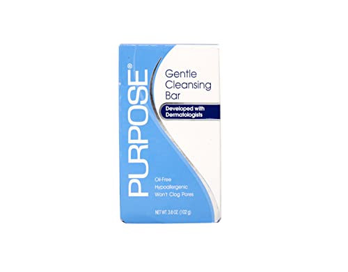 Purpose Gentle Cleansing Bar Almond - Sensitive Skin, 3.6 oz, Pack of 1