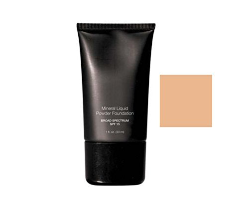Mineral Liquid Foundation SPF 15 Cameo Beige | Medium to Full Coverage Makeup