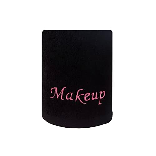 Makeup Remover Towels. Fingertip Face Reusable Washcloths. Embroidered, 100% Soft Cotton. Facial Cleansing. Pack of 6.