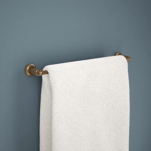 18 Inch Towel Bar - Champagne Bronze Wall Mount Bathroom Towel Rack - Delta Saylor 73518-CZ