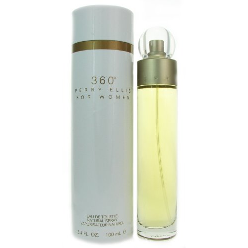 Perry Ellis 360 for Women Eau De Toilette Spray, 3.4 Fl Oz (Pack of 1)