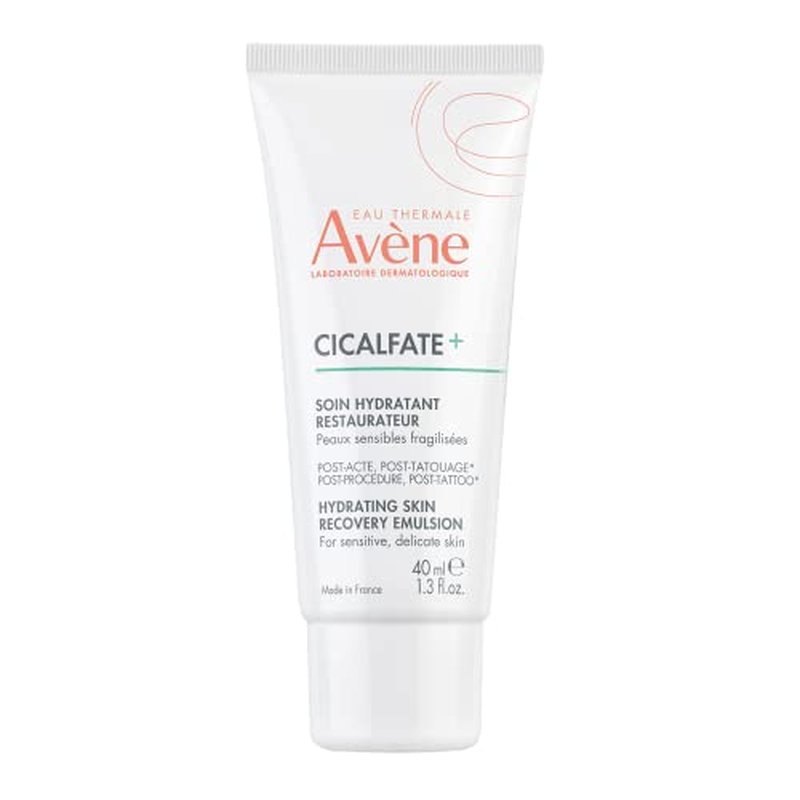 Av?ne Cicalfate+ Hydrating Skin Recovery Emulsion for post-procedure & post-tattoo, helps restore skin barrier, 24hr hydration, 1.3 Fl Oz