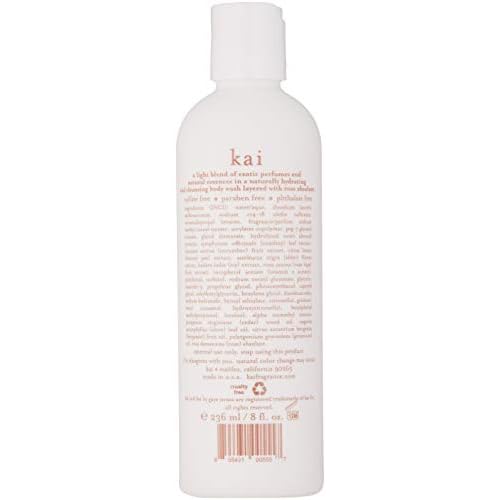 kai Body Wash, Rose, 8 Fl Oz
