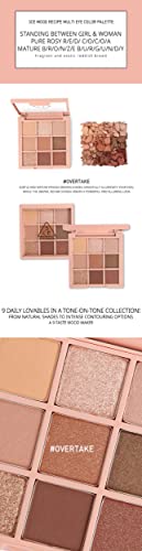 3CE Multi Eye Shadow Palette OVERTAKE - Matte Finish, Cruelty-Free, Travel-Friendly