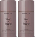 Salt & Stone Aluminum Free Deodorant 2.6oz Pack of 2 - 48H Natural Protection for Women & Men with Seaweed & Oud