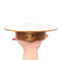 Motorized Rotating Display Stand 25cm for Mannequin Head & Wigs - 360 Degree Turntable
