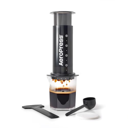 Gray AeroPress XL Coffee Press - 3-in-1 French, Pour-Over & Espresso Brewer