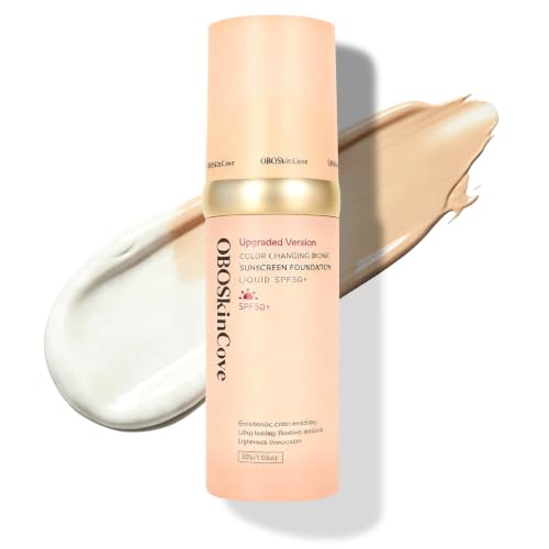 Hydrating SPF50+ Sunscreen Foundation with Color-Adapting Makeup for Active Wear
