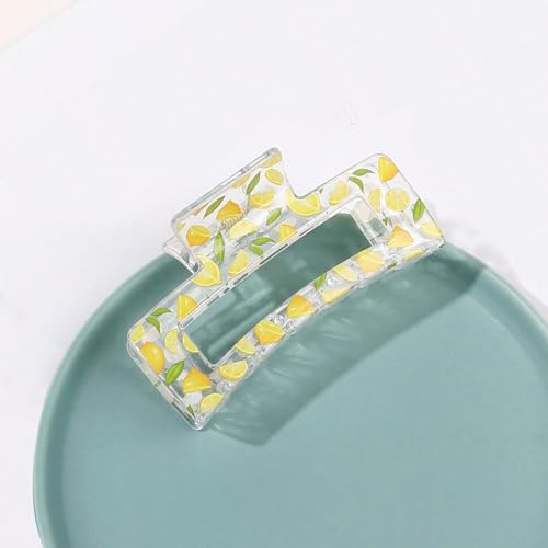 Hair Clips for Women - Big Square Claw Clips for Thick Thin Medium Fine Hair 1 Pcs Clamps Hair Accessories for Women Strong Hold