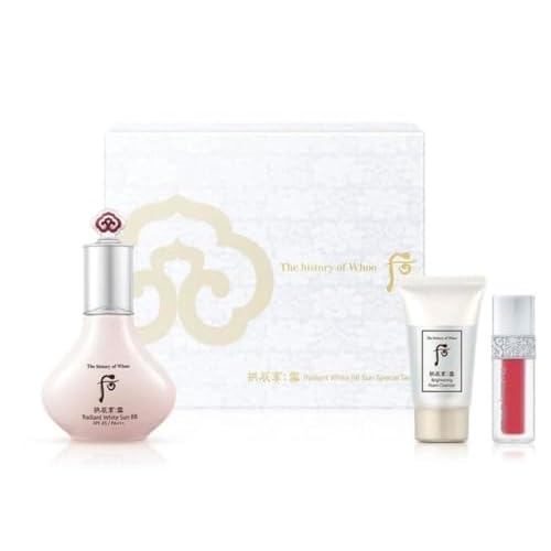 THE HISTORY OF WHOO Gongjinhyang Seol Radinat Sun BB Special Set K-Beauty, Beige