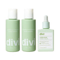 Volumizing Hair Care Set with Shampoo, Conditioner & Scalp Serum - Travel Size