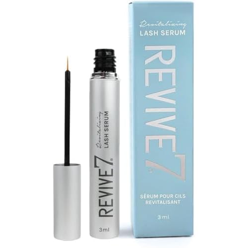 Original Revive7 Revitalizing Lash Serum for Eyelash Thickness - Eyelash Serum Brow Enhancer Eyelash Eyebrow - Lash Enhanced Formula for Longer, Full and Thicker Natural Eyelash, Made in Canada (3 ml)