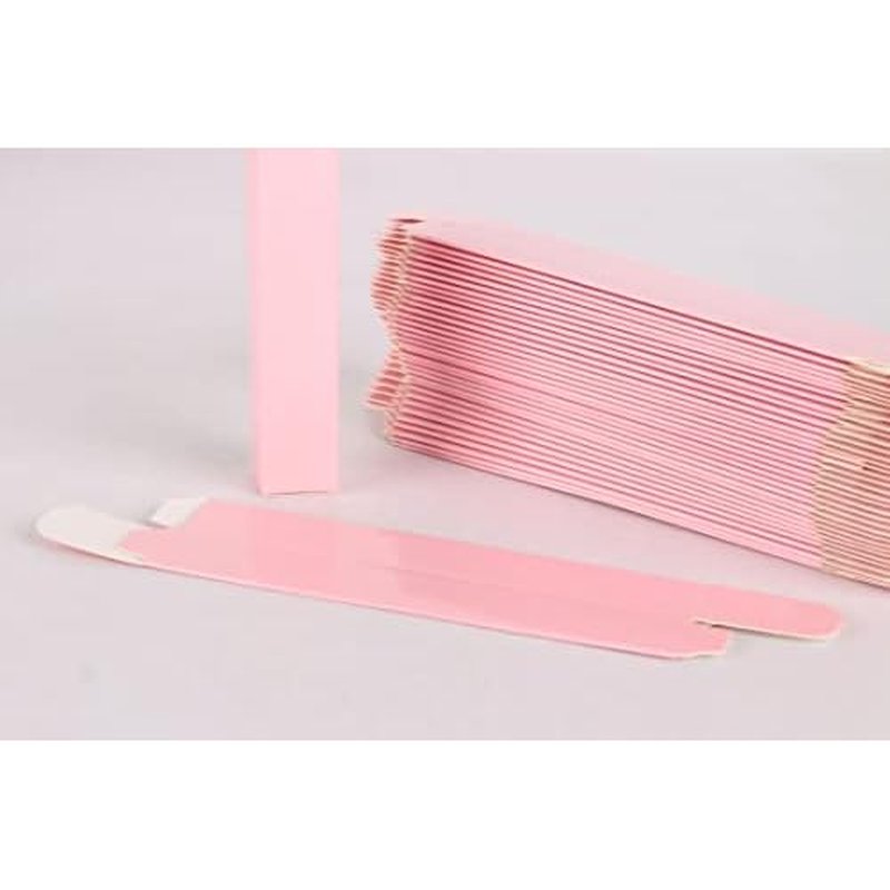 COSIDEA 50 pcs Pink Kraft paper box 22 * 22 * 137 paper packing box for lip gloss mascara