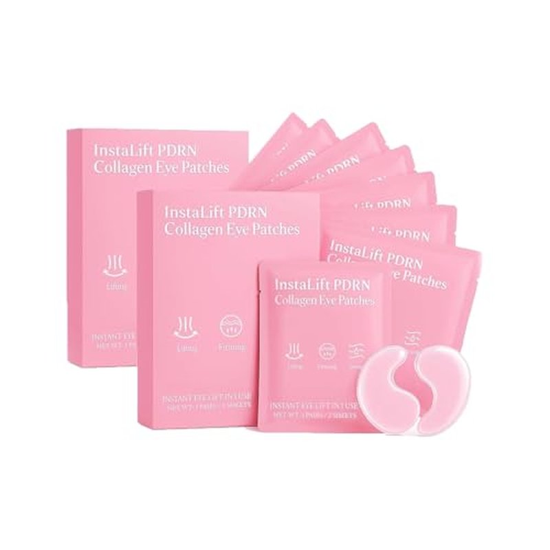 16 Pairs Instalift Pdrn & Collagen Eye Patches£¬Instant Anti-Wrinkle Eye Mask for Dark Circles & Puffy Eyes£¬Hydrogel Undereye Patches with Hyaluronic Acid£¬Quick Fix & Long-Term Care ? (2)