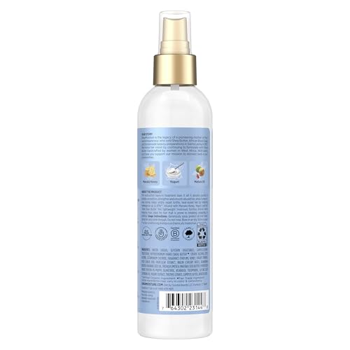 SheaMoisture Multi-Action Leave-In Conditioner Manuka Honey And Yogurt For Damaged Hair Sulfate Free Conditioner Spray 8 Oz,(Pack of 2)