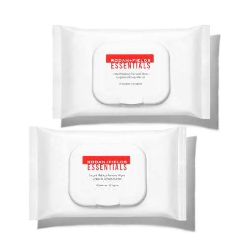 Gentle Makeup Remover Wipes - Sensitive Skin Face Cleansing Towelettes, 2 Pack