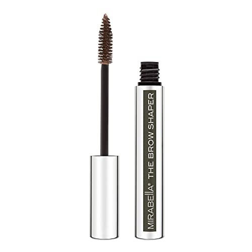 Mirabella Brow Shaper Tinted Eyebrow Gel - Universal Brown, Long-Lasting & Buildable