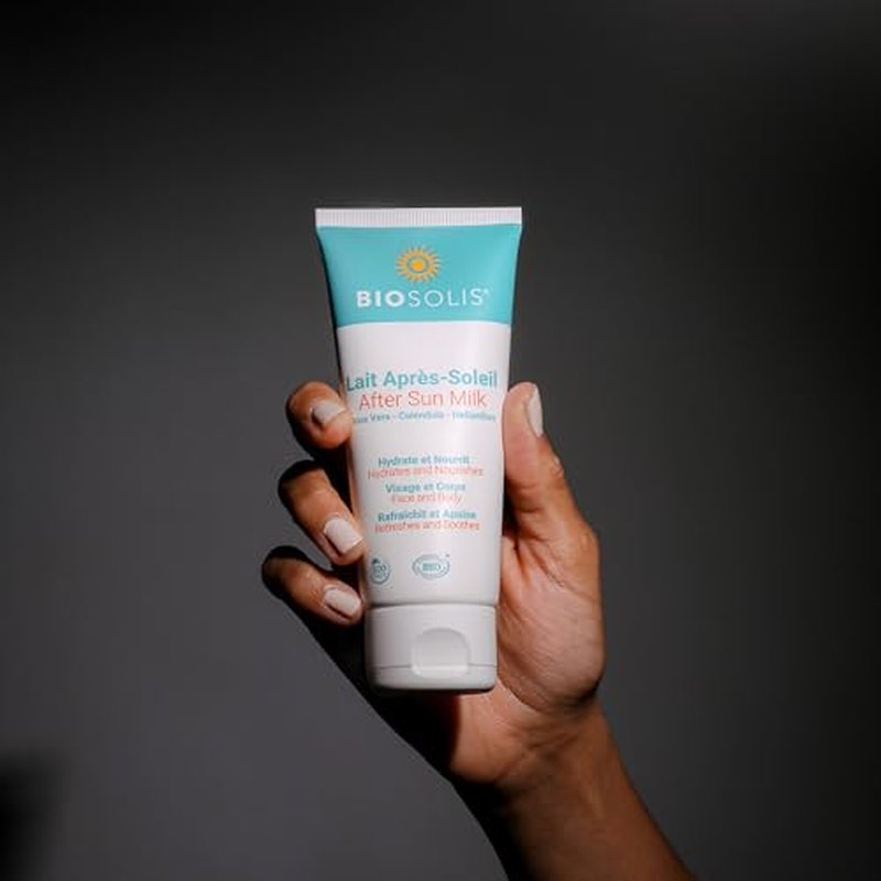 Biosolis After Sun Milk - Softens and Calms Your Skin After Sun Exposure - Soothes and Refreshes Your Face and Body - Creamy and Penetrates the Skin Easily - Ideal for the Whole Family - 3.4 oz