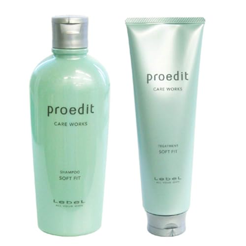 Lebel Proedit Care Works Hair Shampoo & Treatment Set - Soft Fit, 300ml & 250ml