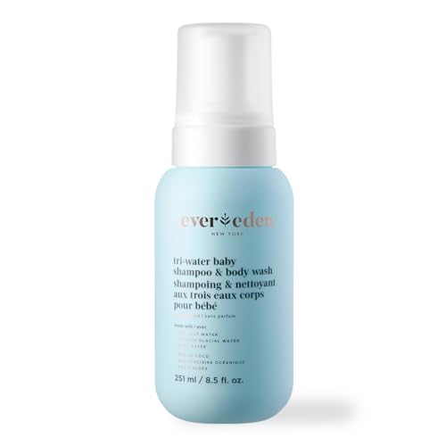 Tri-Water Baby Shampoo & Body Wash 2-in-1 Gentle & Nourishing for Sensitive Skin