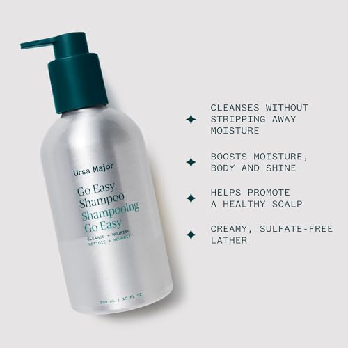 Natural Sulfate-Free Vegan Daily Shampoo 10 oz - Suitable for All Hair Types - Pack of 1