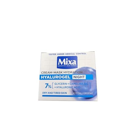 Mixa Hyalurogel Hydrating Cream Mask Overnight Recovery 50ml