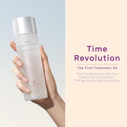 MISSHA Time Revolution The First Essence 5X - Korean Hydrating Skin Toner, 5.07 oz