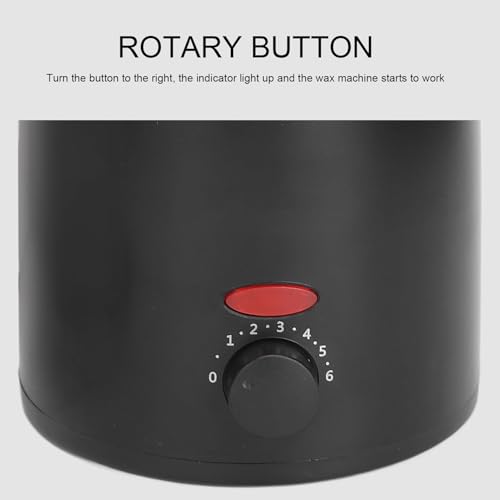 ZJchao Hair Removal Wax Warmer Pot, Quickly Melting Aluminum Alloy Liner Hot Wax Heater Machine for Home and Travel for All Types of Wax