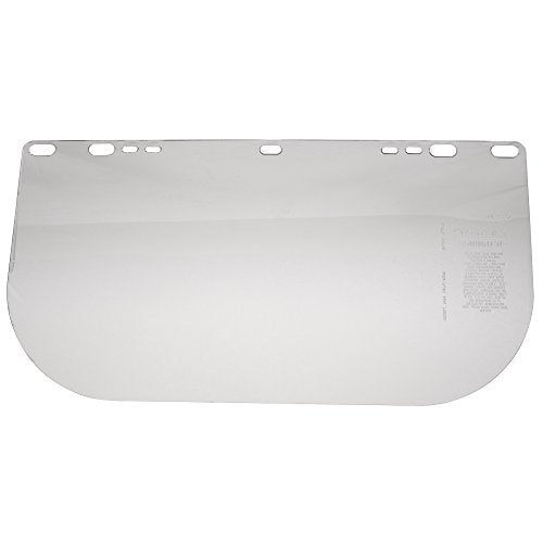 Jackson Safety Clear PETG Face Shield Window - 8 x 15.5 in, Case of 12