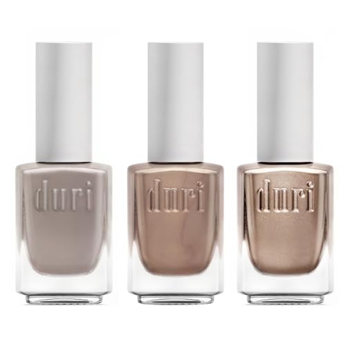 Duri Nail Polish Neutrals with Flare - Long Lasting, Glossy, Fast Drying, 15ml