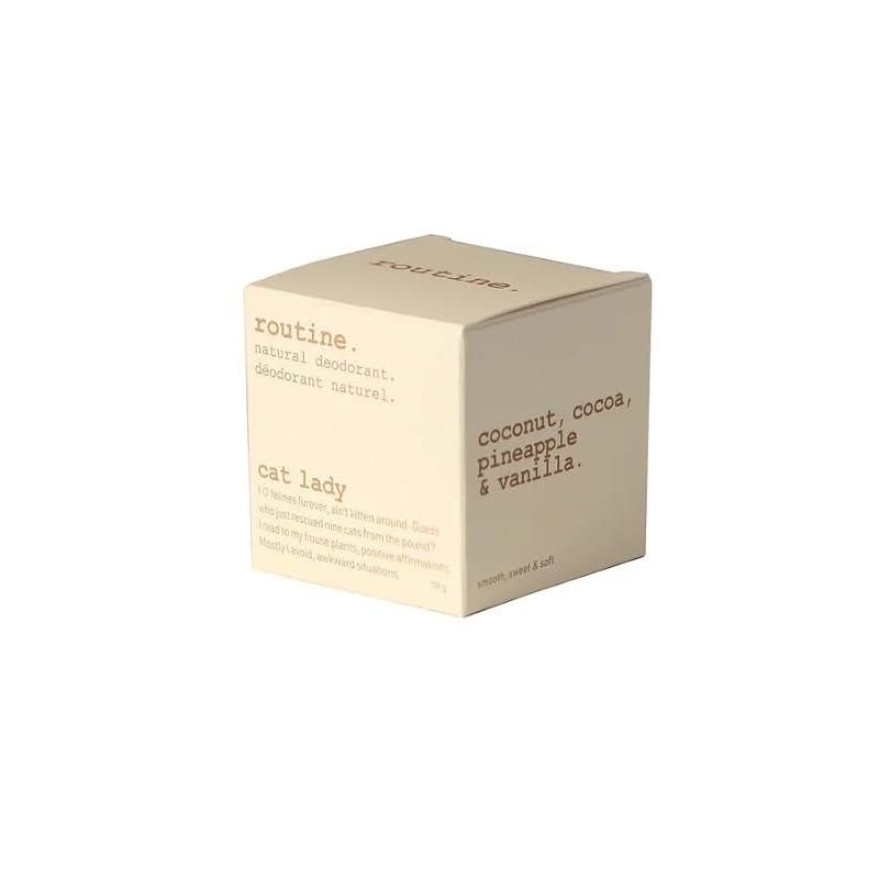 Natural Aluminum-Free Deodorant for Women and Men - Coconut Vanilla Cream Jar