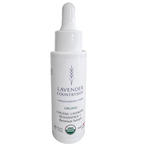 Organic Resveratrol Face Serum with Lavender | Anti-Aging & Brightening