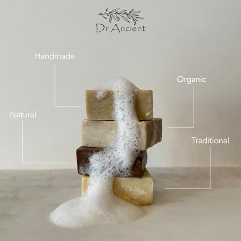 Dr.Ancient Donkey Milk Soap + Goat Milk Soap Organic Natural Traditional Handmade Antique - Absolutely No Chemicals!