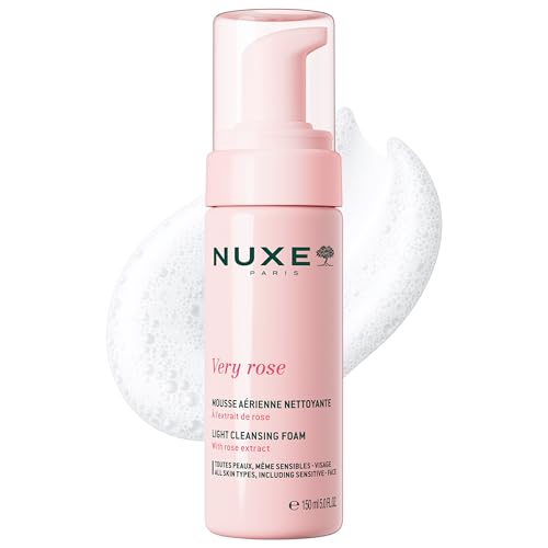 Gentle Rose Face Wash Foam for Sensitive Skin - 5 Fl Oz