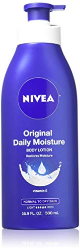 Nivea Body Lotion Original Daily Moisture 17oz Pack of 2 for Normal to Dry Skin