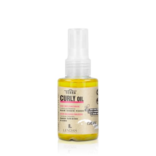 Curly Hair Oil with Avocado & Coconut - Shine, Frizz Control & Heat Protection - 75ml