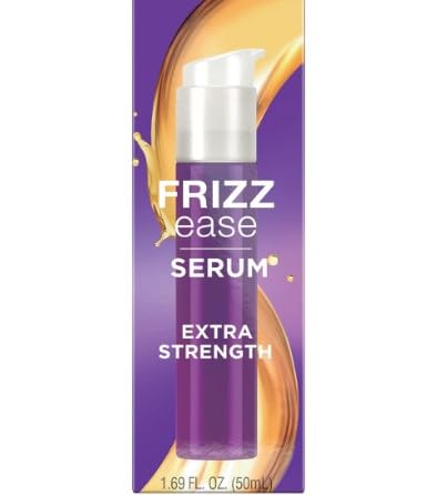 Ease Extra Strength Hair Serum, Anti-Humidity Spray with Coconut Oil, Frizz-Free Hair, for Thick and Coarse Hair, with Argan, Coconut, and Moringa Oil for Heat Protection 1.69 oz