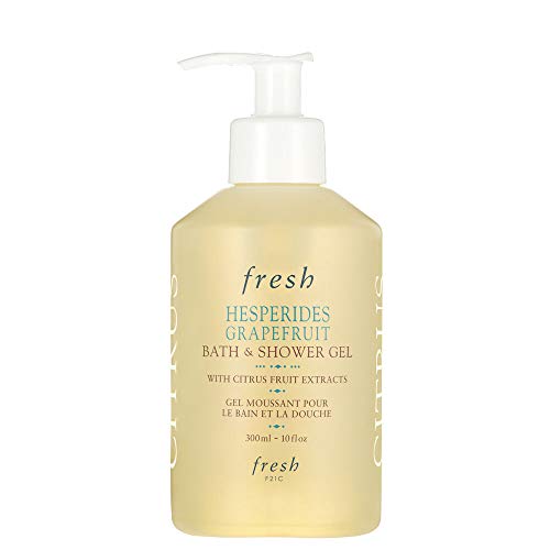 Fresh Hesperides Grapefruit Shower Gel with Citrus Extracts – Moisturizing, Energizing Body Wash 10 fl oz