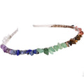 7 Chakra Crystal Headband - Handmade Boho Tiaras for Weddings & Parties