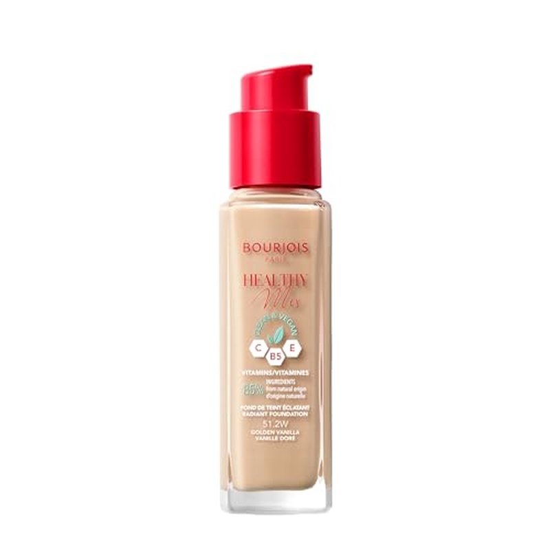 Bourjois Healthy Mix Clean & Vegan Foundation - 51.2W Golden Vanilla