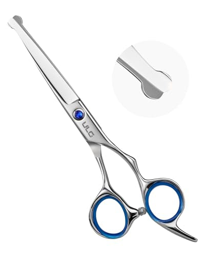 ULG Kids Hair Cutting Scissors 6.5" Safety Round Tip for Children & Adults