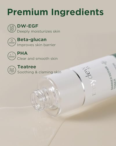 Hydrating Face Toner with PHA & Peptides for Sensitive Skin - 6.76 fl oz