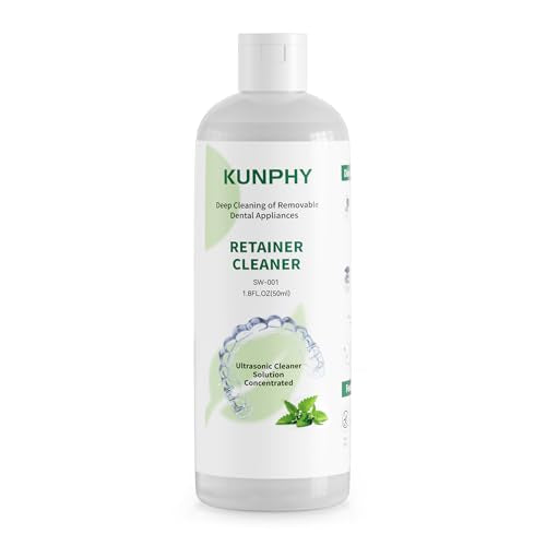 Ultrasonic Retainer Cleaner Solution Concentrate for Dentures & Mouth Guards