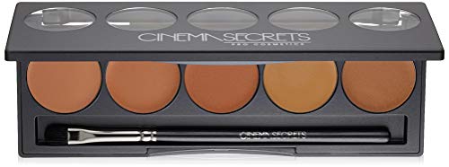 Cinema Secrets Corrector 5-in-1 Palette No. 2 - Full Coverage Concealer for Dark Circles & Blemishes