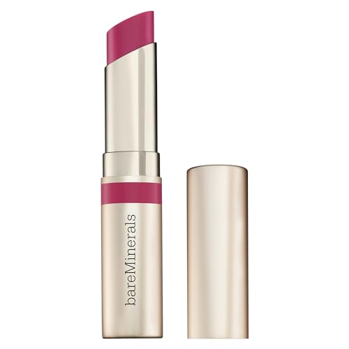 bareMinerals Dewy Lip Gloss Balm - Soul, Vegan Hydrating Lip Shine 0.1 oz