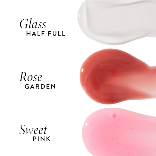 LAURA GELLER Nourishing Tinted High Shine Glossy Lip Oil, Rose Garden with Coordinating Waterproof Lip Liner, Sassy Spice | Get an All Day Lip Look, Hydrate Dry Chapped Lips