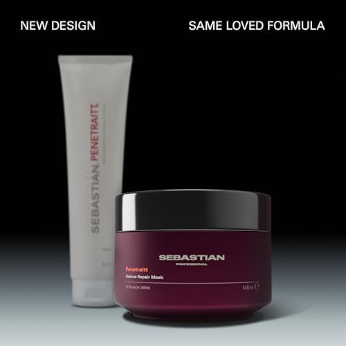 Sebastian Professional Penetraitt Deep Repair Hair Mask 4.9 Fl Oz - Restores Strength & Shine