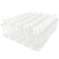 Empty Hand Sanitizer Travel Size Bottles, 2oz, 100 Pack, Plastic Clear Refillable Flip-Top Containers for Shampoo, Baby Shower