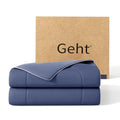 Cooling Blanket for Hot Sleepers & Night Sweats - Abyss Blue King (106x90) - Breathable, All-Season Comforter